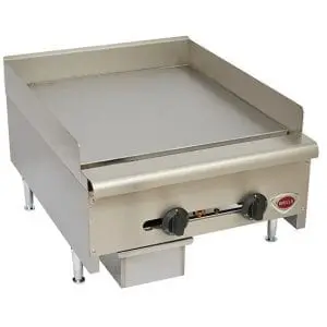 Wells HDG-2430G 23"x24" Manual Gas Griddle, 3/4" plate