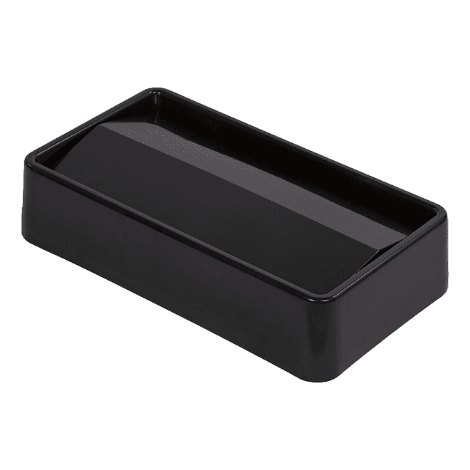 Trash Can Lid swing top 23 gallon black