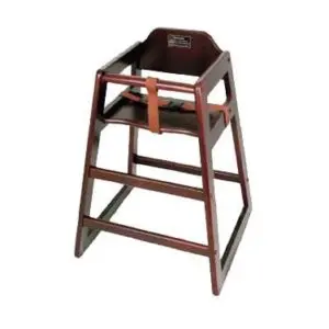 High Chair, wooden, Mahogany