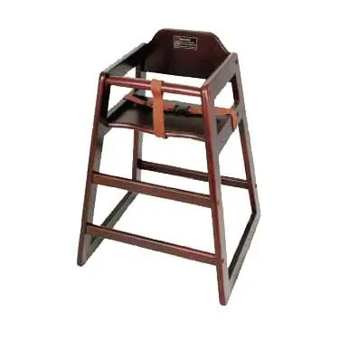High Chair, wooden, Mahogany