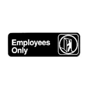 Employees Only sign