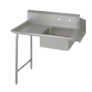 Dishtable, soiled, straight 48" x 30" John Boos