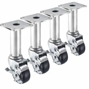 Adjustable Plate Casters 3"