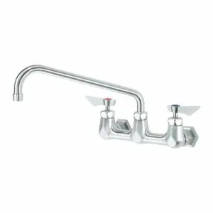 Faucet Wall Mount 8" O.C. w/12" Spout