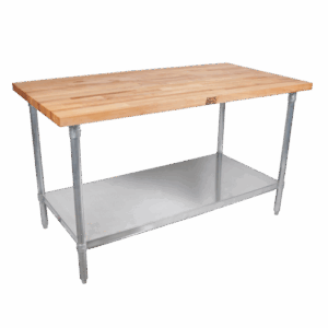 Work Table 60" x 30" Wood Top John Boos