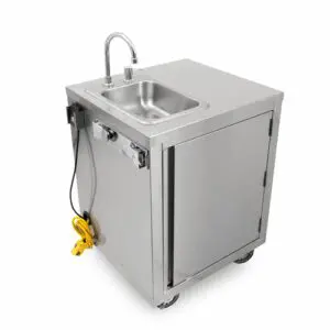 Mobile Hand Sink 2.5 gallon water heater John Boos