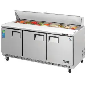 Everest EPBNR3 72-in Sandwich / Salad Prep Table Refrigerator