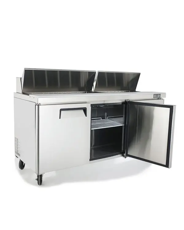 Atosa MSF8307GR 60-in Mega Top Sandwich / Salad Prep Table Refrigerator