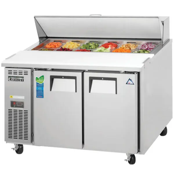 Everest EPR2 48-in Sandwich / Salad Prep Table Refrigerator