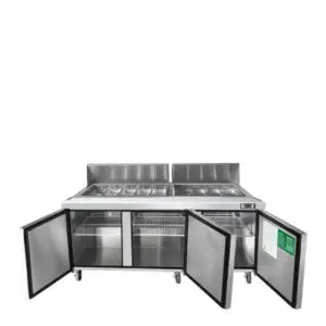 Atosa MSF8304GR 72-in Sandwich / Salad Prep Table Refrigerator