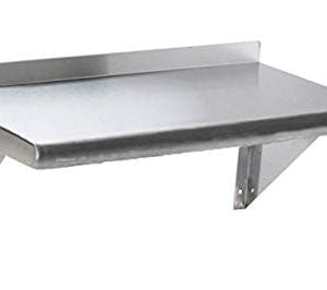 Wall Mount Stainless Shelving