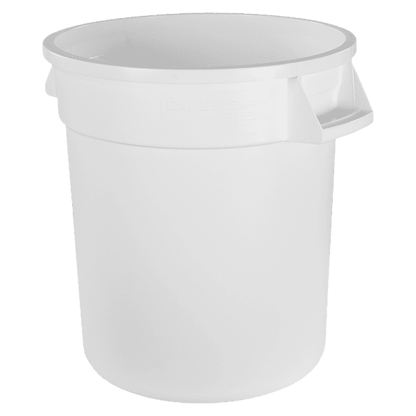 Trash Can 20 Gallon White Spokane Restaurant Equipment And Design