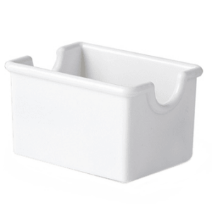 Sugar Caddy, plastic, white