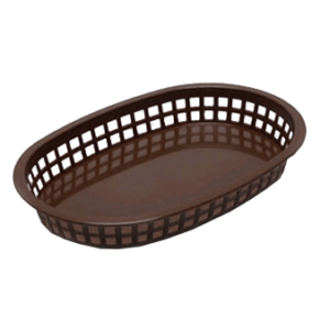 Serving Basket large oval Brown