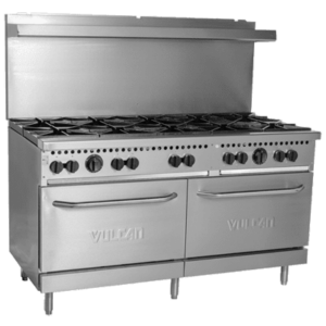 SX Series Restaurant Range, gas, 60'', (10) 28,000 BTU burners with li