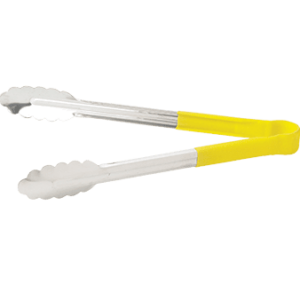 Tong 9 1/2'', yellow handle