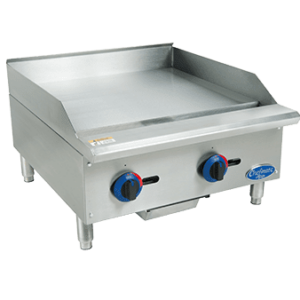 Globe C24GG Chefmate 24'' Manual Gas Griddle, 3/4" plate