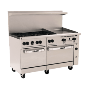 Endurance Restaurant Range, gas, 60'', (6) 30,000 BTU burners with lif